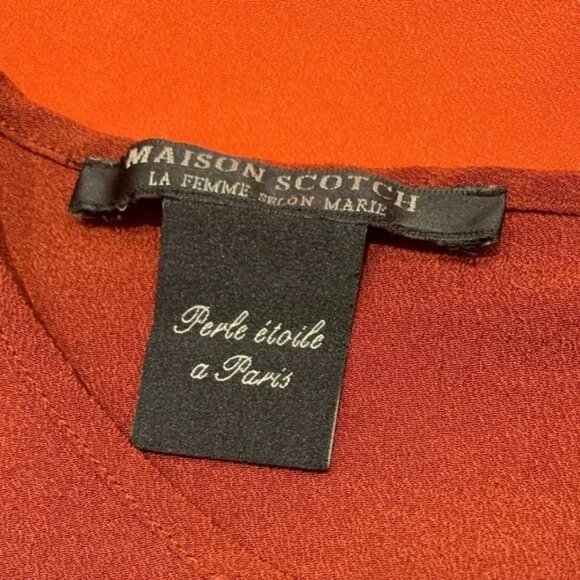 Maison Scotch & Soda Colour Block Mini Dress, Summer dress. - Picture 5 of 5